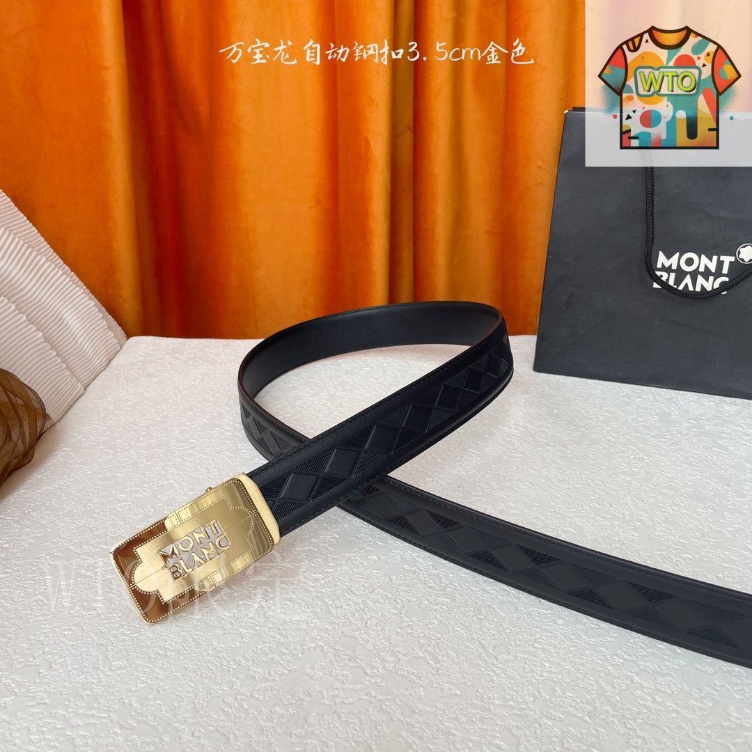 極美品 MONTBLANC モンブラン ベルト レザー シャンパンゴールド 今日特価】Montblanc モンブラン レザーベルト-2 - メルカリ