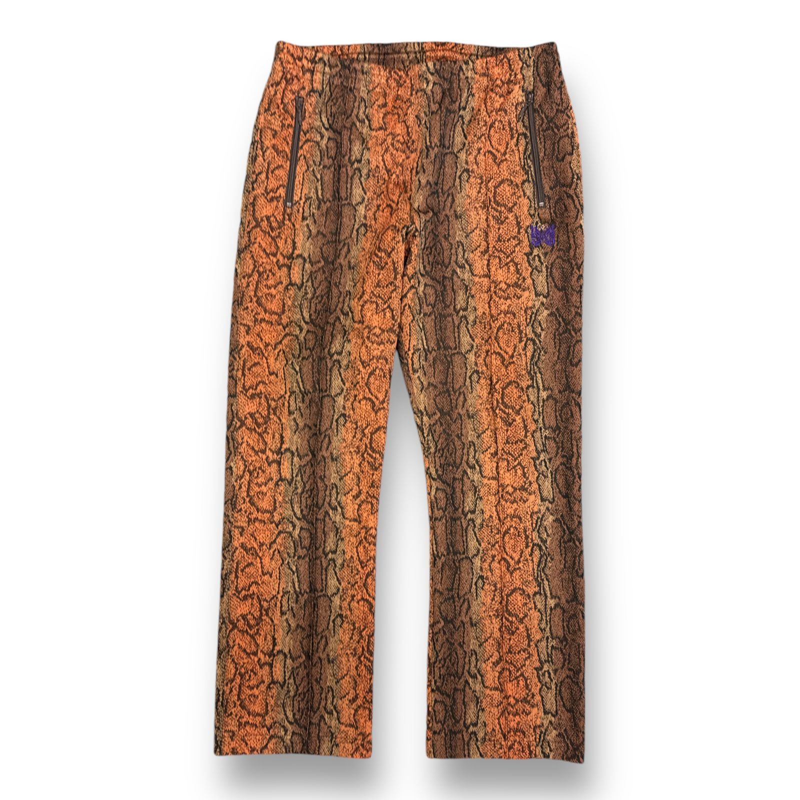 Needles ジャージ 23aw パイソン 定価22000円 NEEDLES 23AW Track Pant - Poly Jq. ジャガード