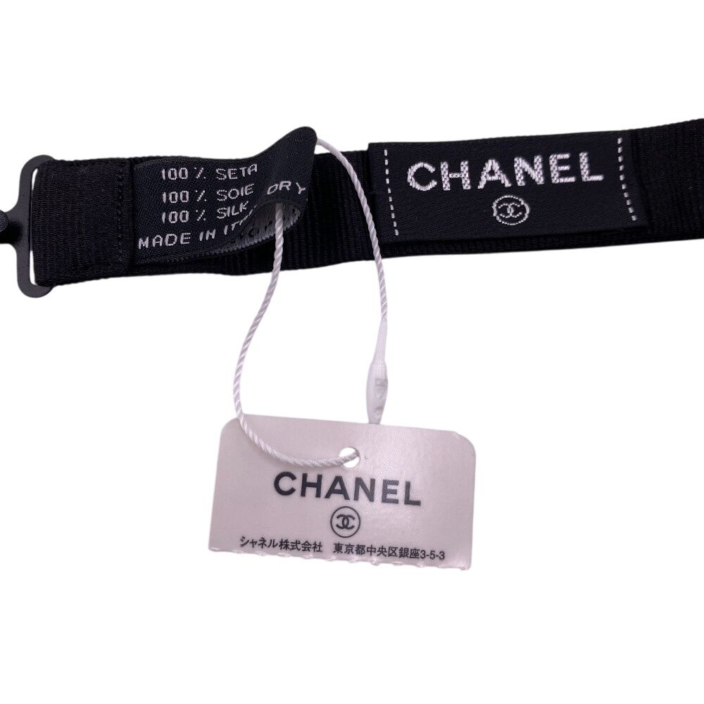 5％OFF フォロワークーポン！！】CHANEL シャネル リボン 蝶ネクタイ 