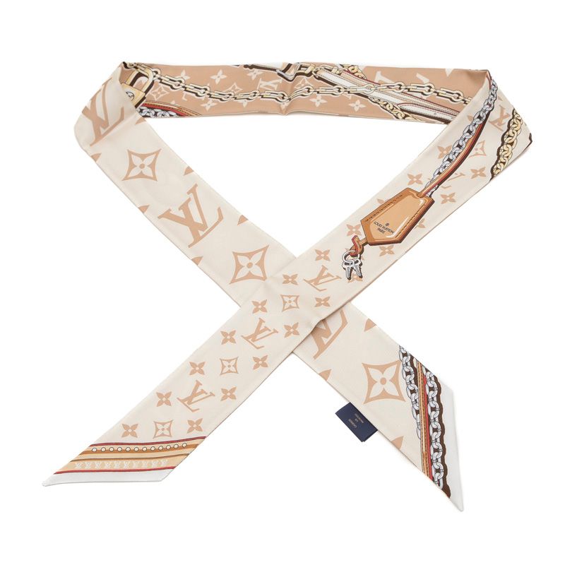 ルイ・ヴィトン バンドーBB スカーフ アルティメット ベージュ