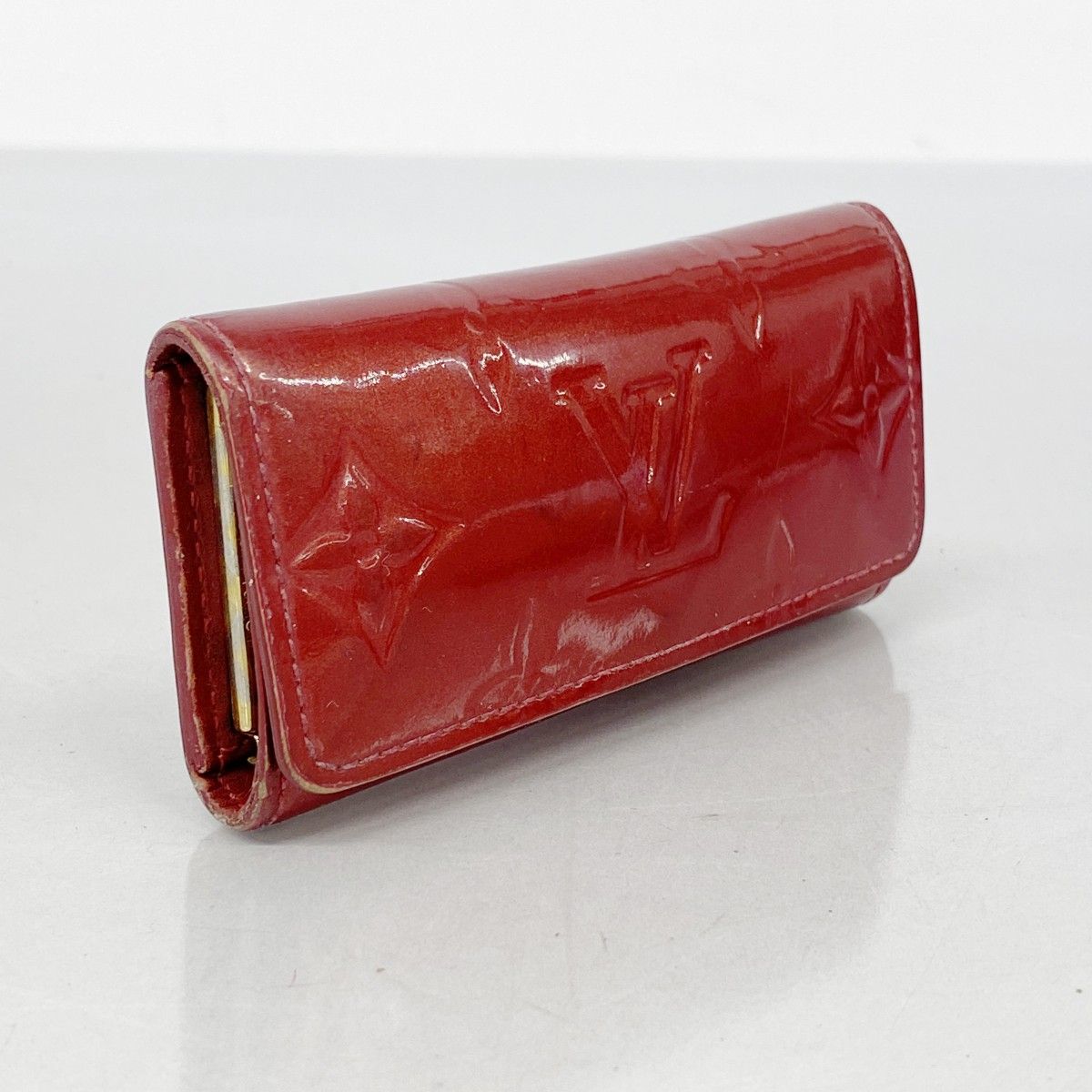 5ma0861-h ルイヴィトン キーケース ヴェルニ ミュルティクレ4 M91976 ポムダムール レディース