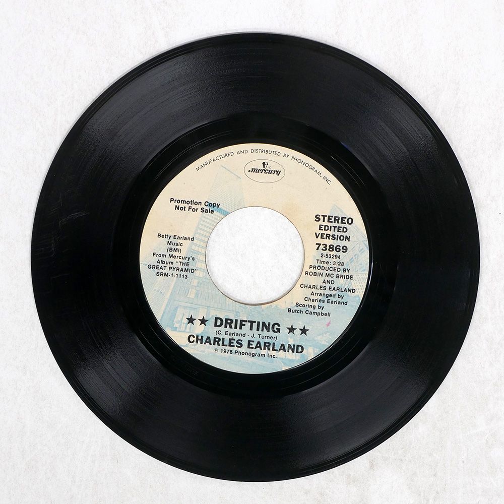 見本盤 US盤 CHARLES EARLAND|DRIFTING | AHEAD OF YOUR TIME|MERCURY 73869 7 □