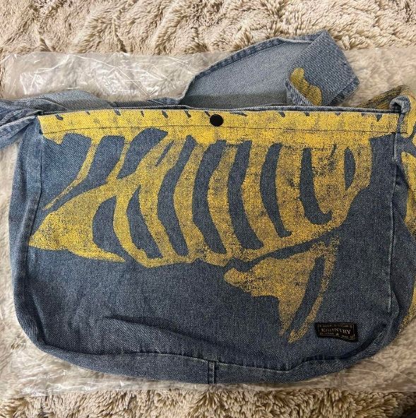 KAPITAL 14ozブルーデニム BOOK BAG BONE - メルカリ