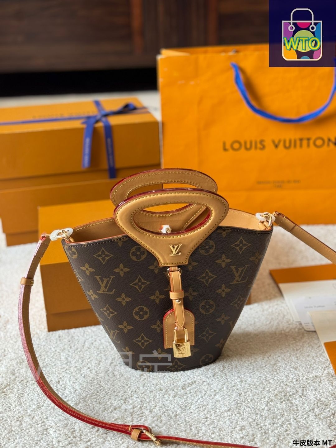 【フェミニンな淡いグラデ♡】Louis Vuittonバゲットバッグ 今日特価】Louis Vuitton 25SS Rivage BB モノグラムバケット
