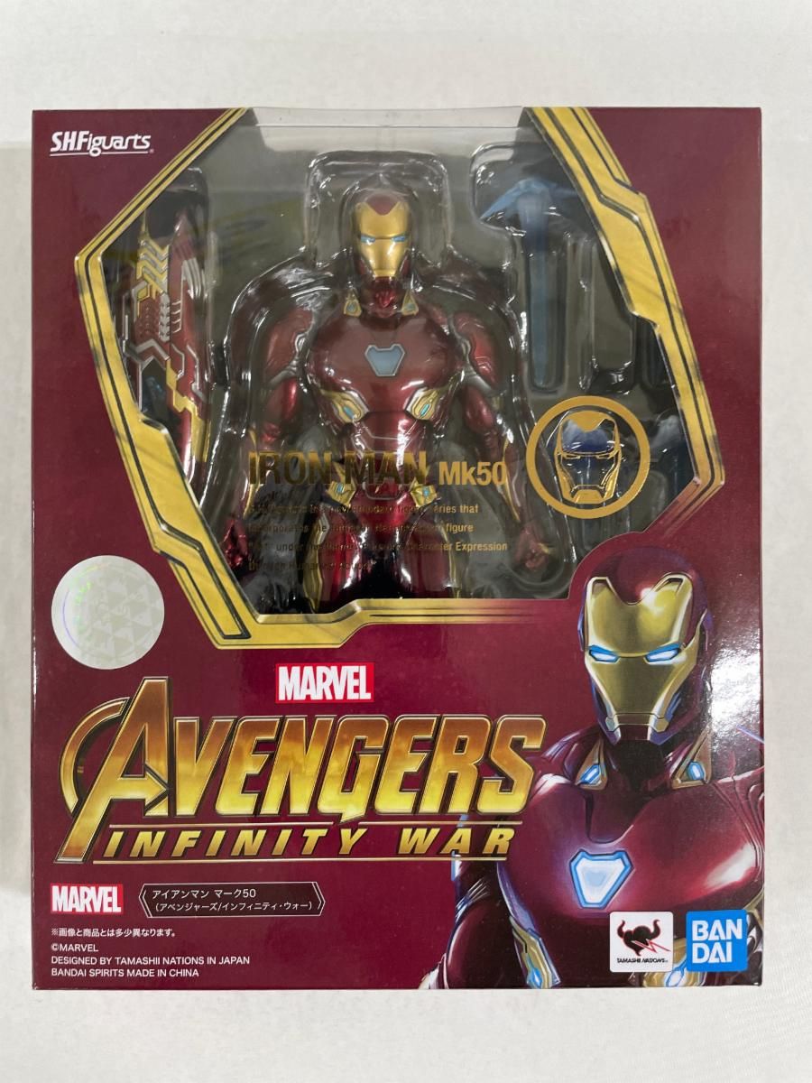BANDAI - 新品★フィギュアーツ アイアンマン マーク50 アベンジャーズ 送料無料 レビュー】S.H.Figuarts アイアンマン マーク50