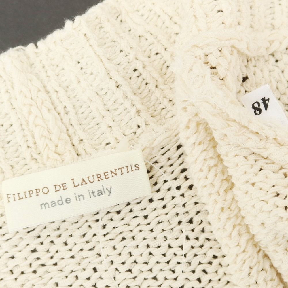 新品未使用　FILIPPO DEフィリッポデローレンティスコットン48 中古】フィリッポ デ ローレンティス FILIPPO DE LAURENTIIS コットン