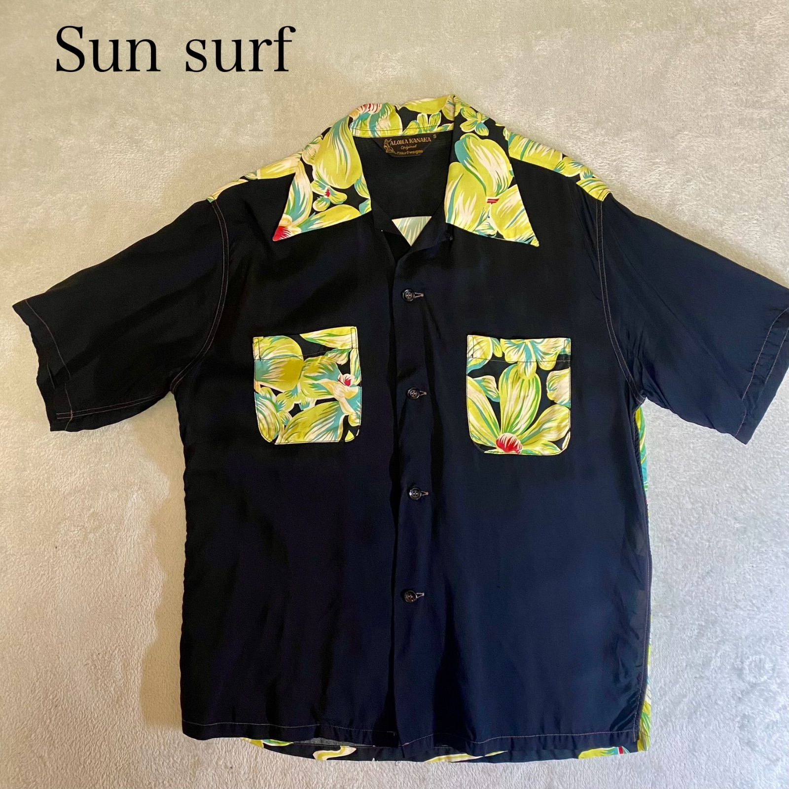 Sun surf】ALOHA KANAKA & SUN SURF サンサーフ シースルー