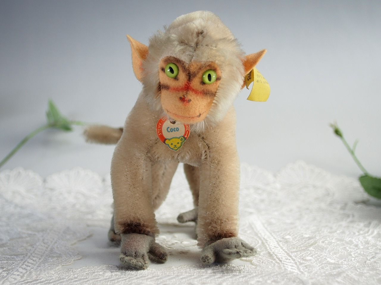 送料無料☆シュタイフ☆Baboon Coco 14cm ID's完品☆ヒヒのココ