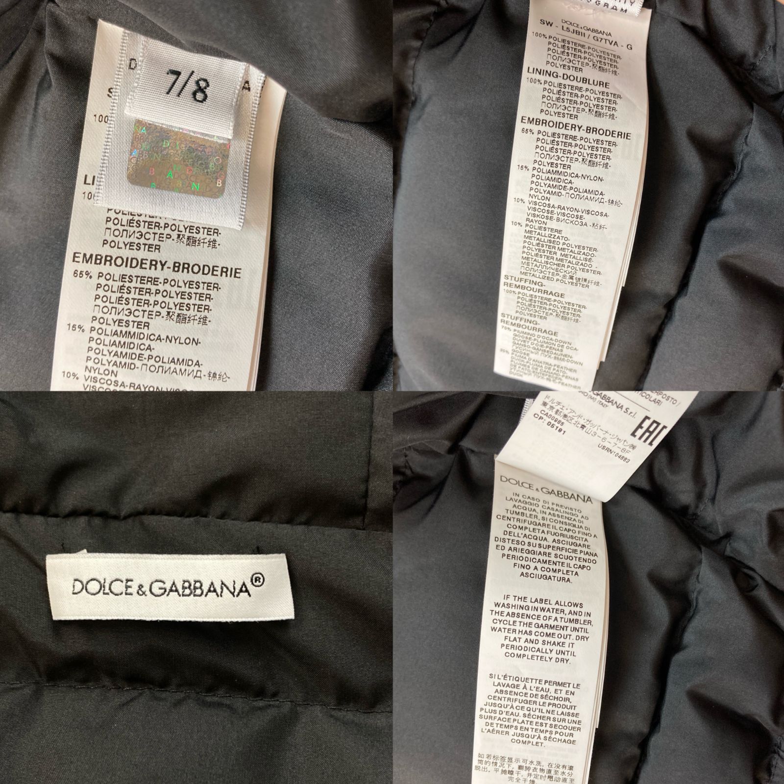 ☆GONTA☆様専用ページ ✨新品✨ DOLCE&GABBANA ドルチェアンド 