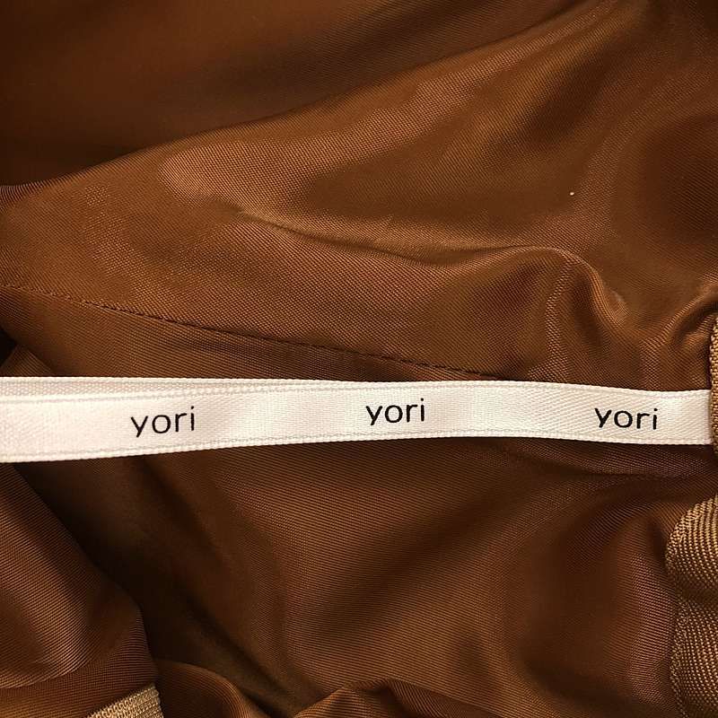 美品】 yori / ヨリ | 2024AW | ギャババギーワイドパンツ / 総裏地