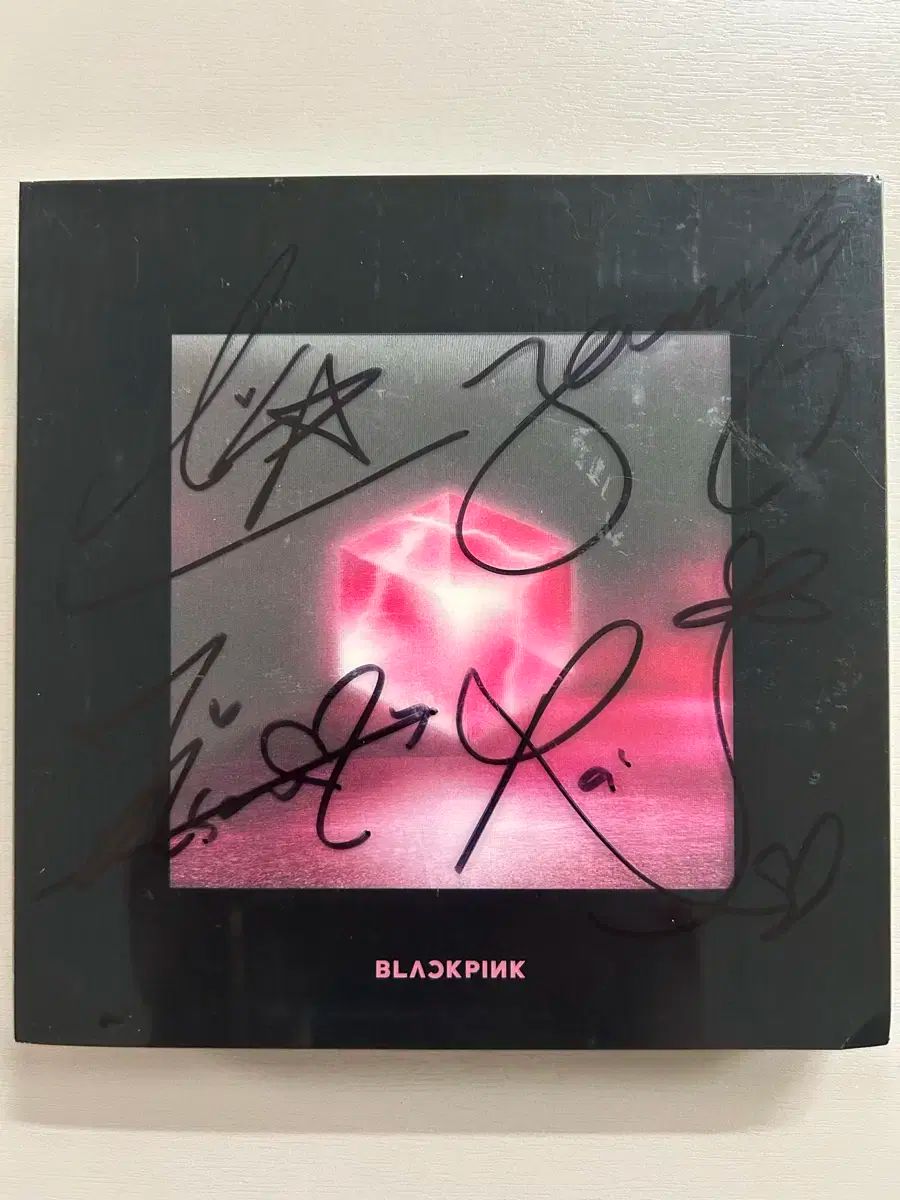 ブラックピンク　直筆サイン入りアルバム ブラックピンクBLACKPINK直筆サイン入り写真当選書付