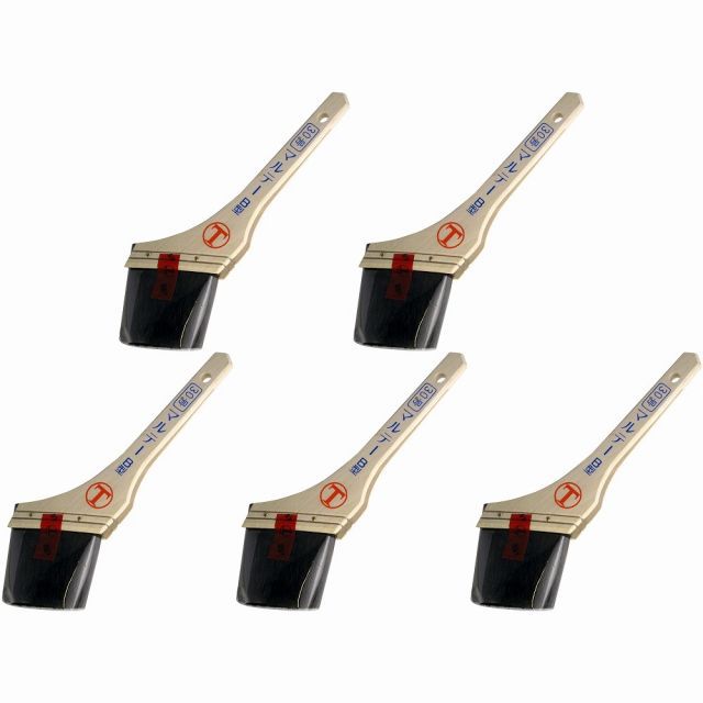 大塚刷毛製造 マルテーB型 筋違 黒 30号 5個セット