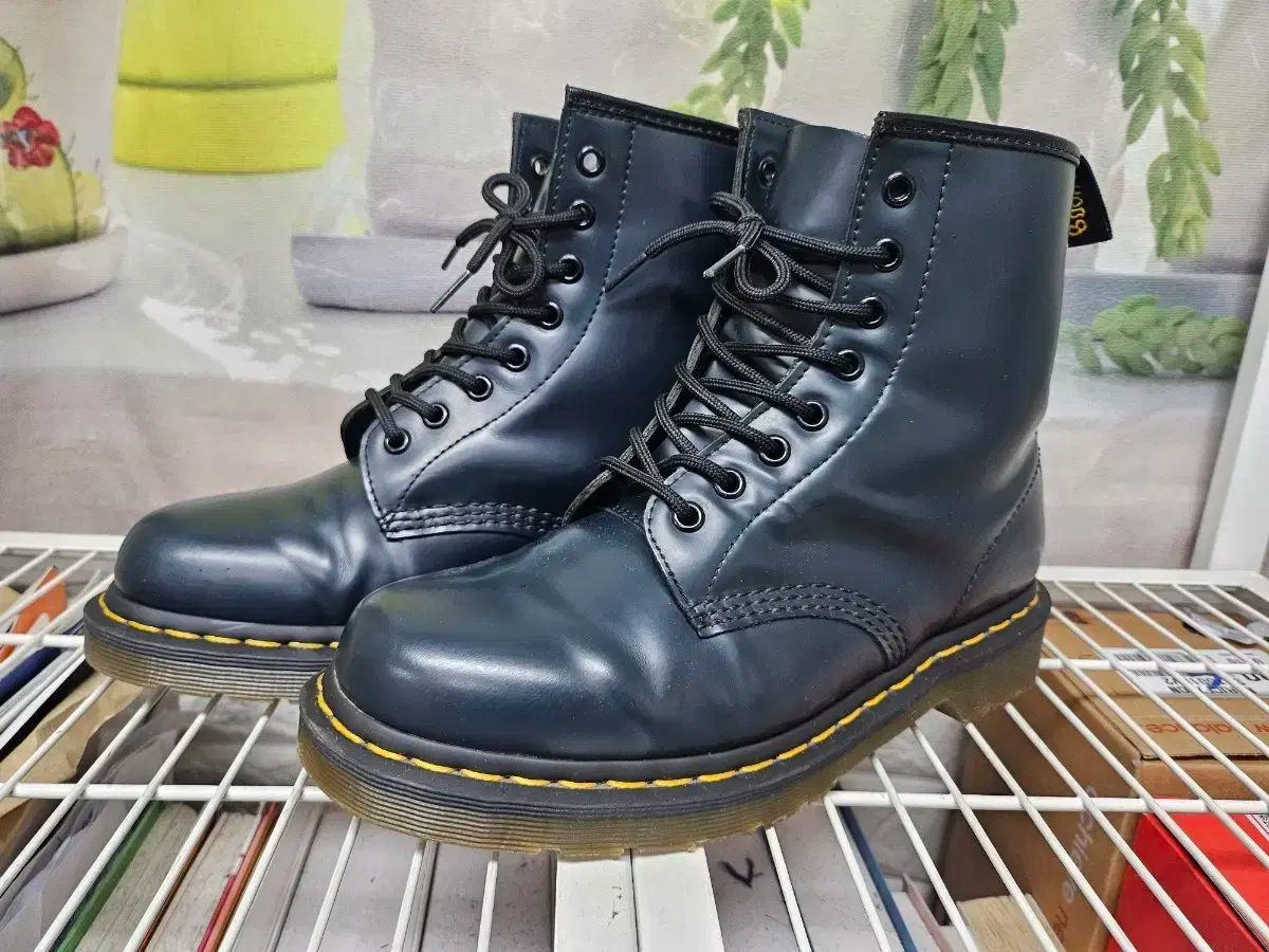 即決/Dr.Martens ドクターマーチン メンズ UK8 26.0~26.5cm 8ホール ユニオンジャック レースアップブーツ パンク UKロック アメカジ 本革