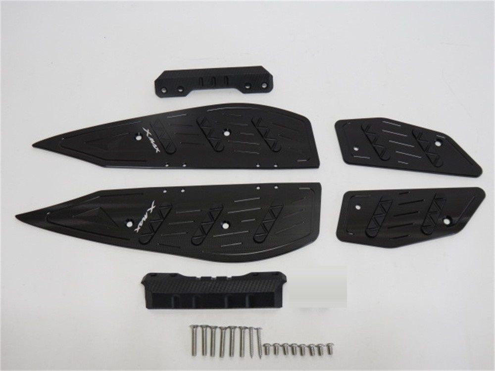 XMAX x-max 2025 以降 CNC アルミ ステップボード スリップ防止機能付き 黒