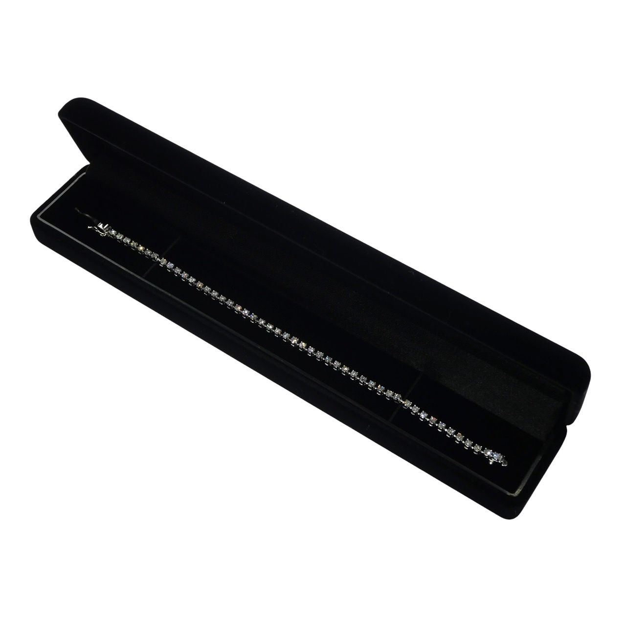 未使用品】テニスブレスレット Pt850 プラチナ ダイヤモンド 3.00ct 