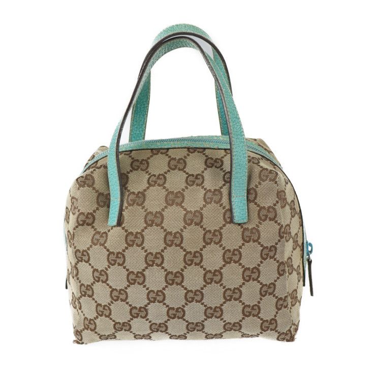 GUCCI グッチ バッグ ハンドバッグ 124542 GGキャンバス レザー