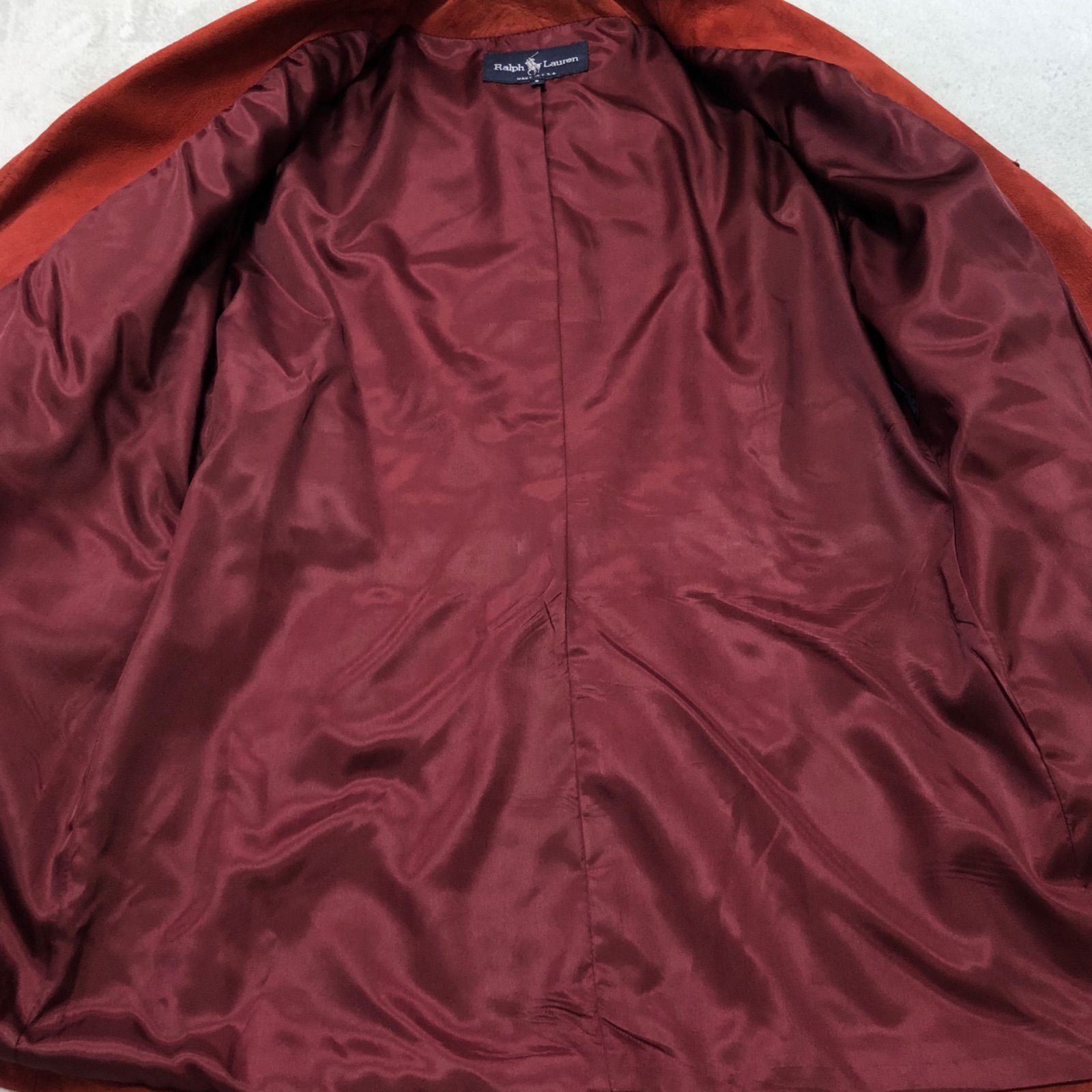 Ralph Lauren USA製 ノーフォークジャケット レザージャケット