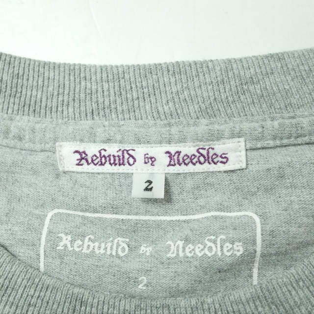 Rebuild by Needles リビルドバイニードルス 日本製 7cut S/S T-shirt ...