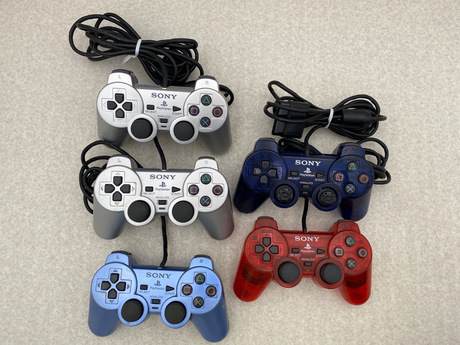 SONY プレイステーション2 DualShock 2 コントローラー ジャンク 20点