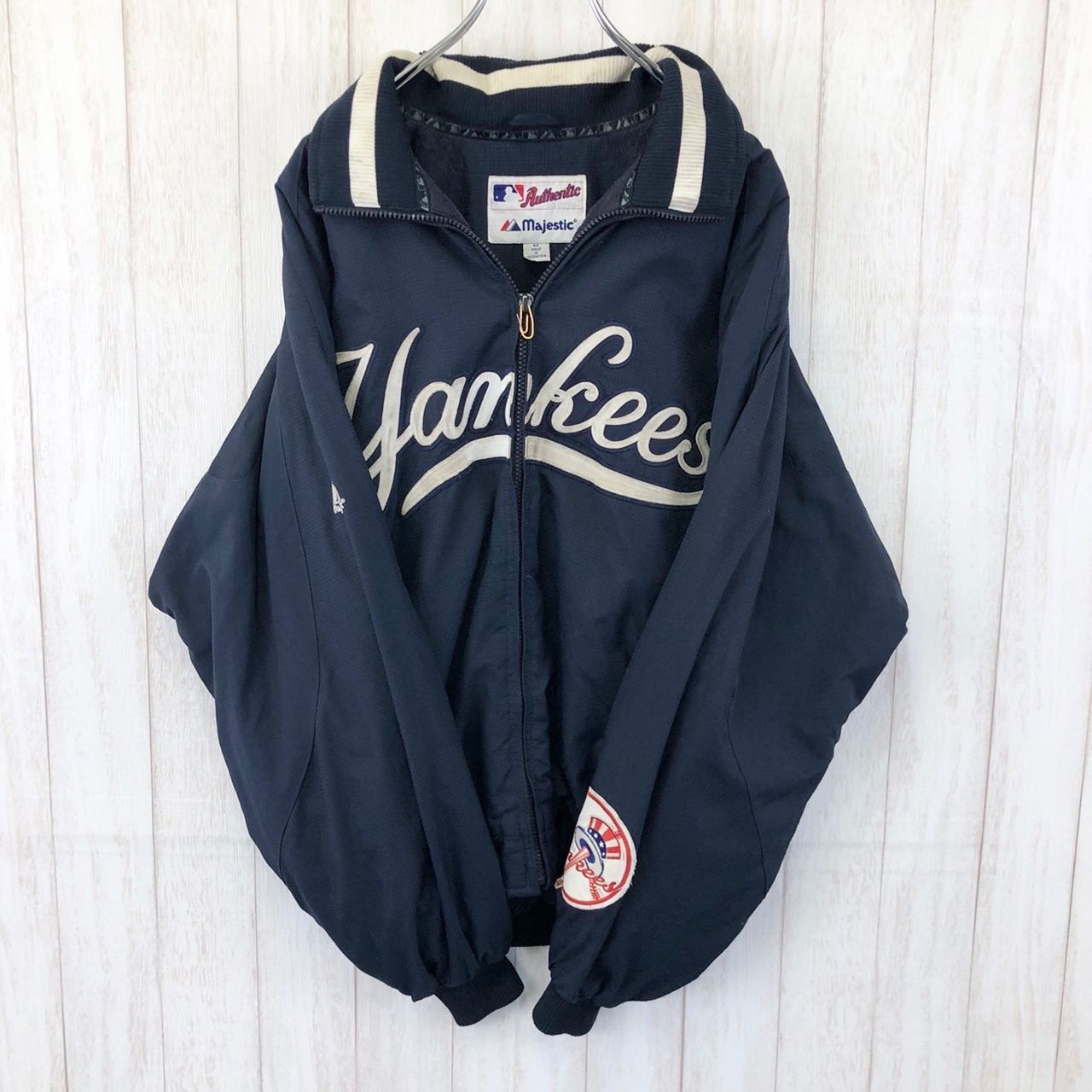 《人気》ヤンキース　MLB トラックジャケット☆M ネイビー　紺