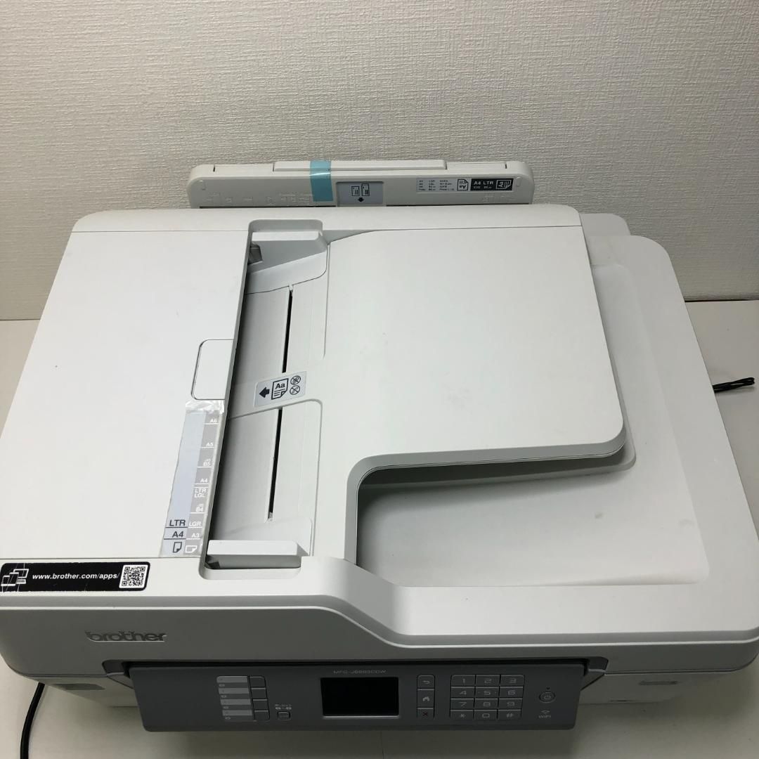 毎日セール価格を実現！ 送料無料 総印刷1914枚 brotherブラザー PRIVIO プリビオ インクジェットプリンター MFC-J6583CDW 1段トレイ L判～A3 ハイスペック複合機 ホワイト88302-1-012