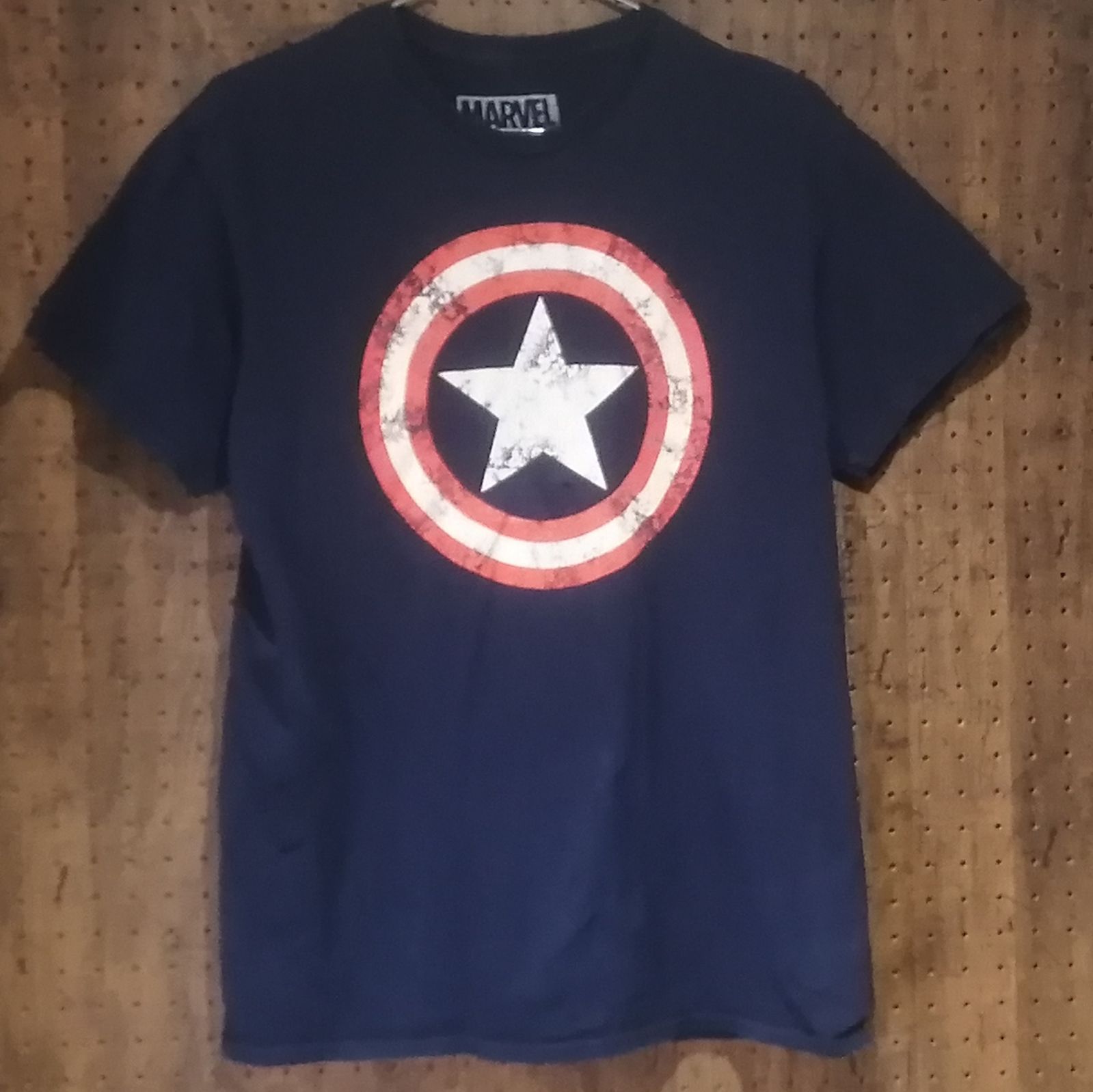 MARVEL マーベル キャプテンアメリカ プリントTシャツ サイズM ※訳 
