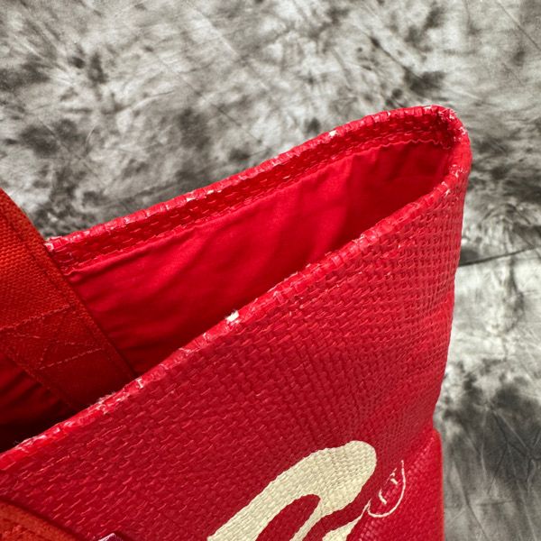 美品！シュプリーム Raffia Tote ラフィア トートバッグ　レッド Supreme Raffia Tote (SS20) - $98