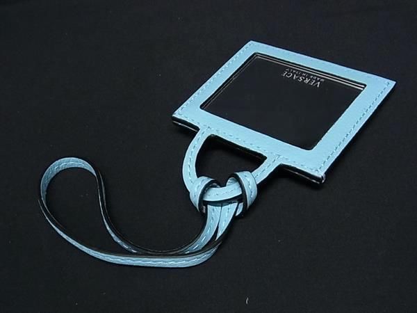 □新品同様□ VERSACE ヴェルサーチ メデューサ レザー ミラー 鏡