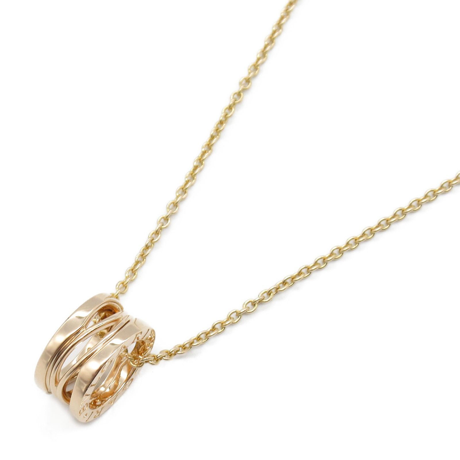 ブルガリ BVLGARI ネックレス B-zero1 ビーゼロワン レジェンド ネックレス 首回40～48㎝ K18PG ピンクゴールド B-zero1 レジェンド ネックレス ユニセックス Used A