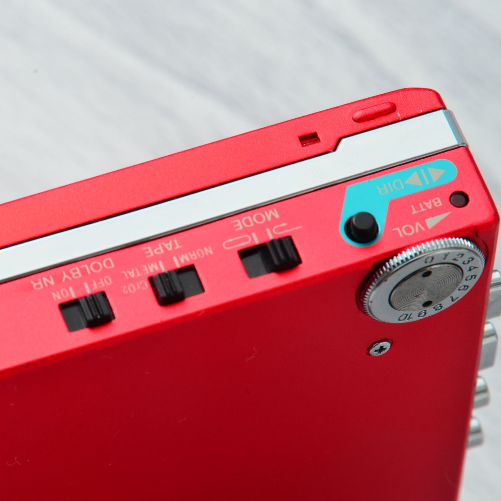 カセットウォークマン レッド