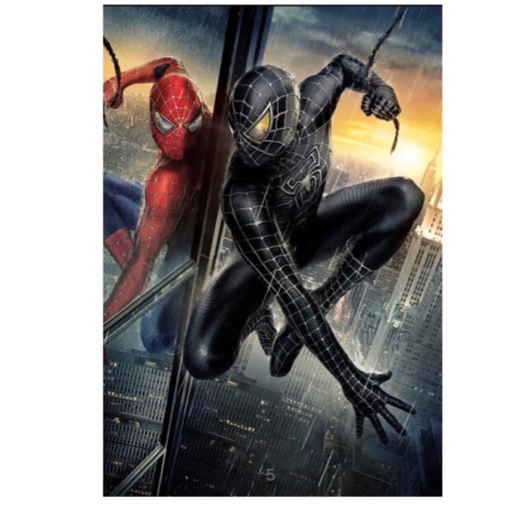 554A3 スパイダーマン ヴェノム 映画 ポスター ブラックスパイダーマン