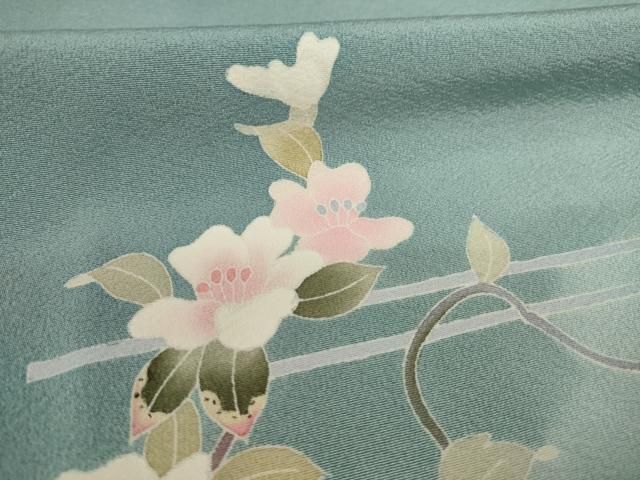 平和屋着物○本加賀友禅作家 南克治 訪問着 花蔦草文 暈し染め 正絹