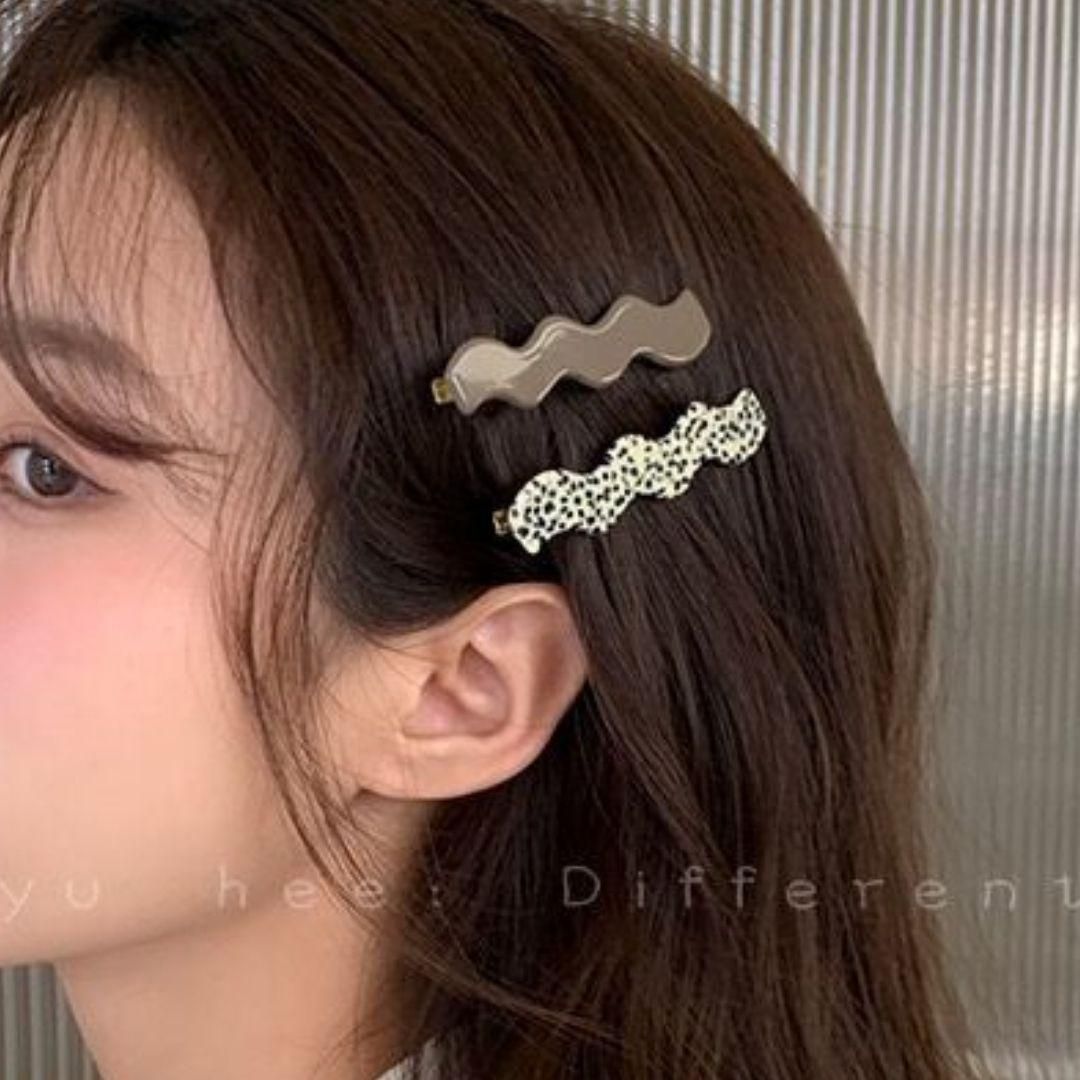 ꫛꫀꪝ【ダルメシアン柄トリプル】ベビーヘアクリップ　キッズヘアクリップ　ヘアピン 71By8BuSVGL.jpg
