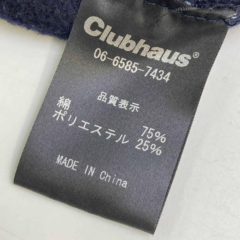 サイズ：4 CLUBHAUS クラブハウス 裏起毛 スウェットトレーナー