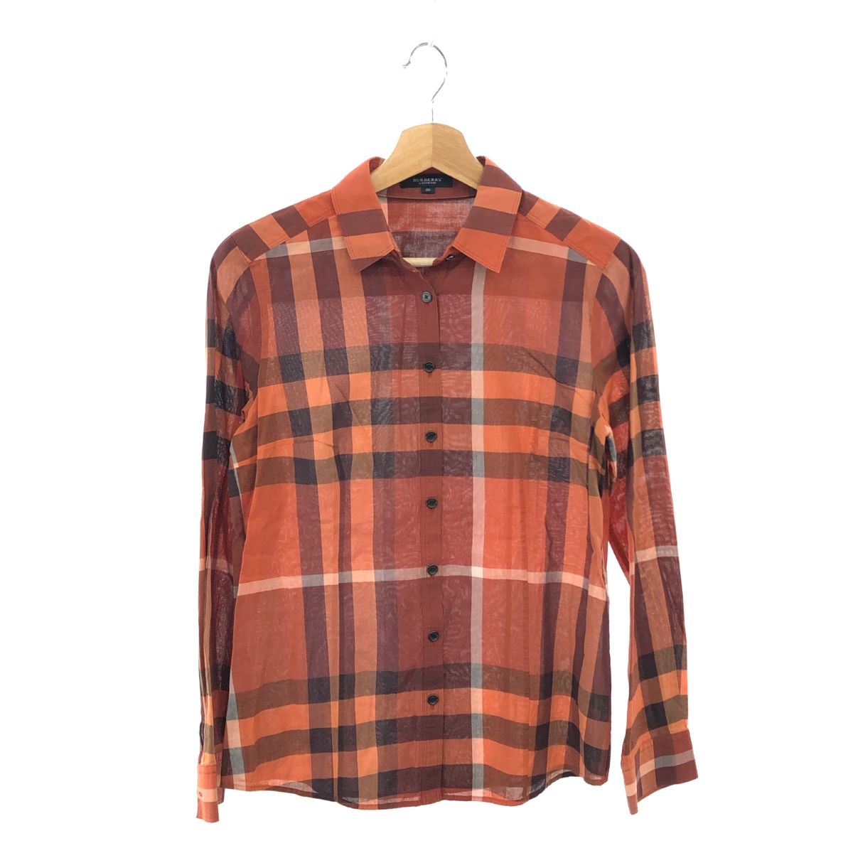 BURBERRY LONDON バーバリーロンドン 長袖チェックシャツ サイズ