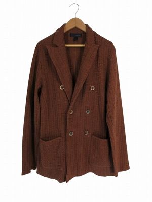 [未使用品] LARDINI(ラルディーニ) ブラウン ジャケット LARDINI - ウール ニット 2B ジャケット / ブラウン | BEKKU HOMME