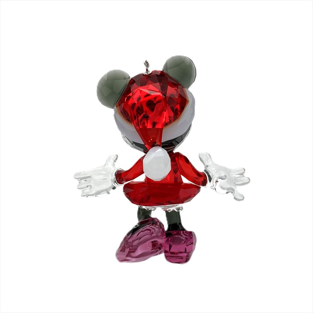 SWAROVSKI - スワロフスキー SWAROVSKI ミニーマウス クリスマス オーナメント オブジェ 置物 5004687 クリア ディズニー【中古】 スワロフスキー SWAROVSKI ミニーマウス クリスマス