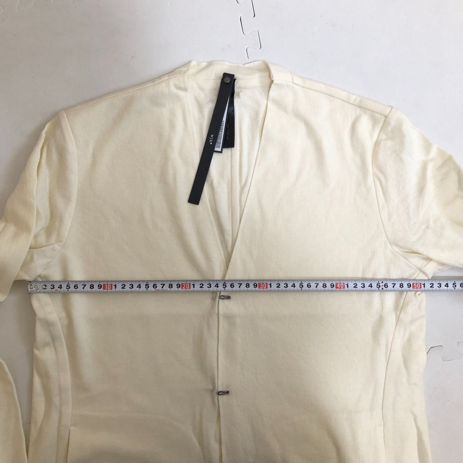 コ 未使用 タグ付き WJK 6874 wn04e 2-ply hook cardigan 2プライ