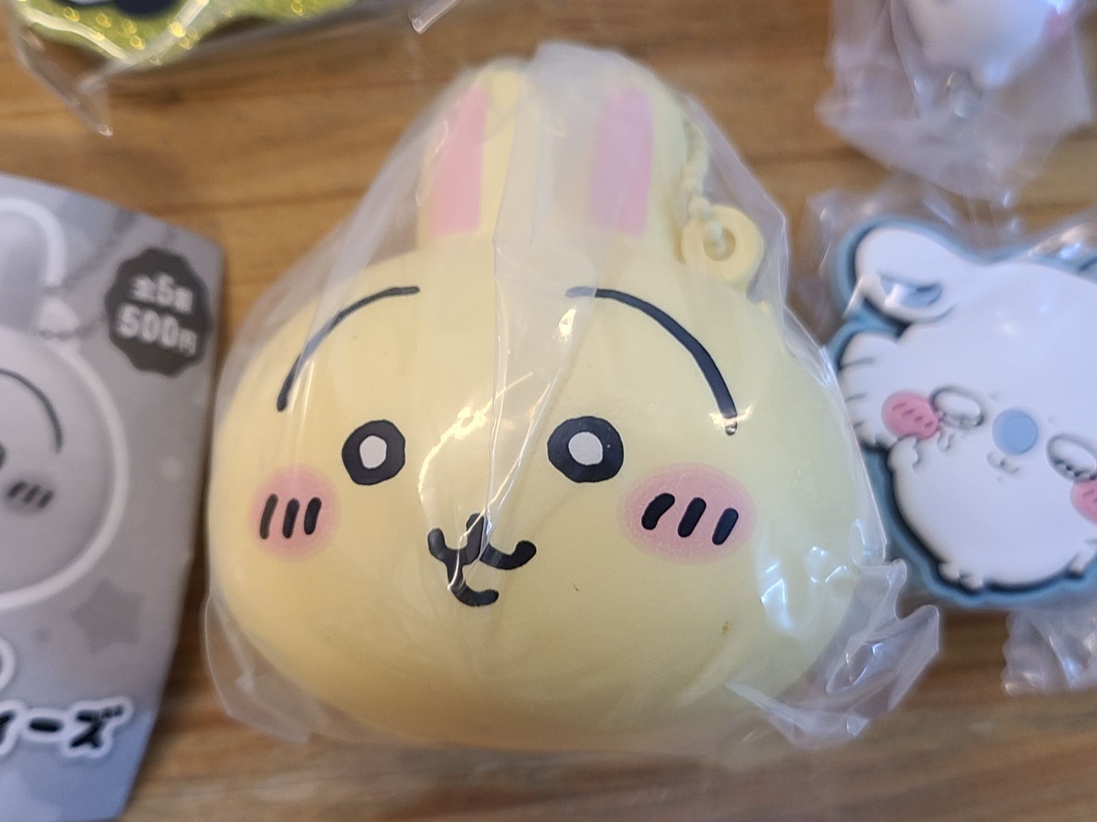ちいかわ　セリフ付きマスコット② 3点コンプセット☆モモンガ　ハチワレ　ラッコ ちいかわ セリフ付きマスコット (2) ハチワレモモンガラッコ 3種