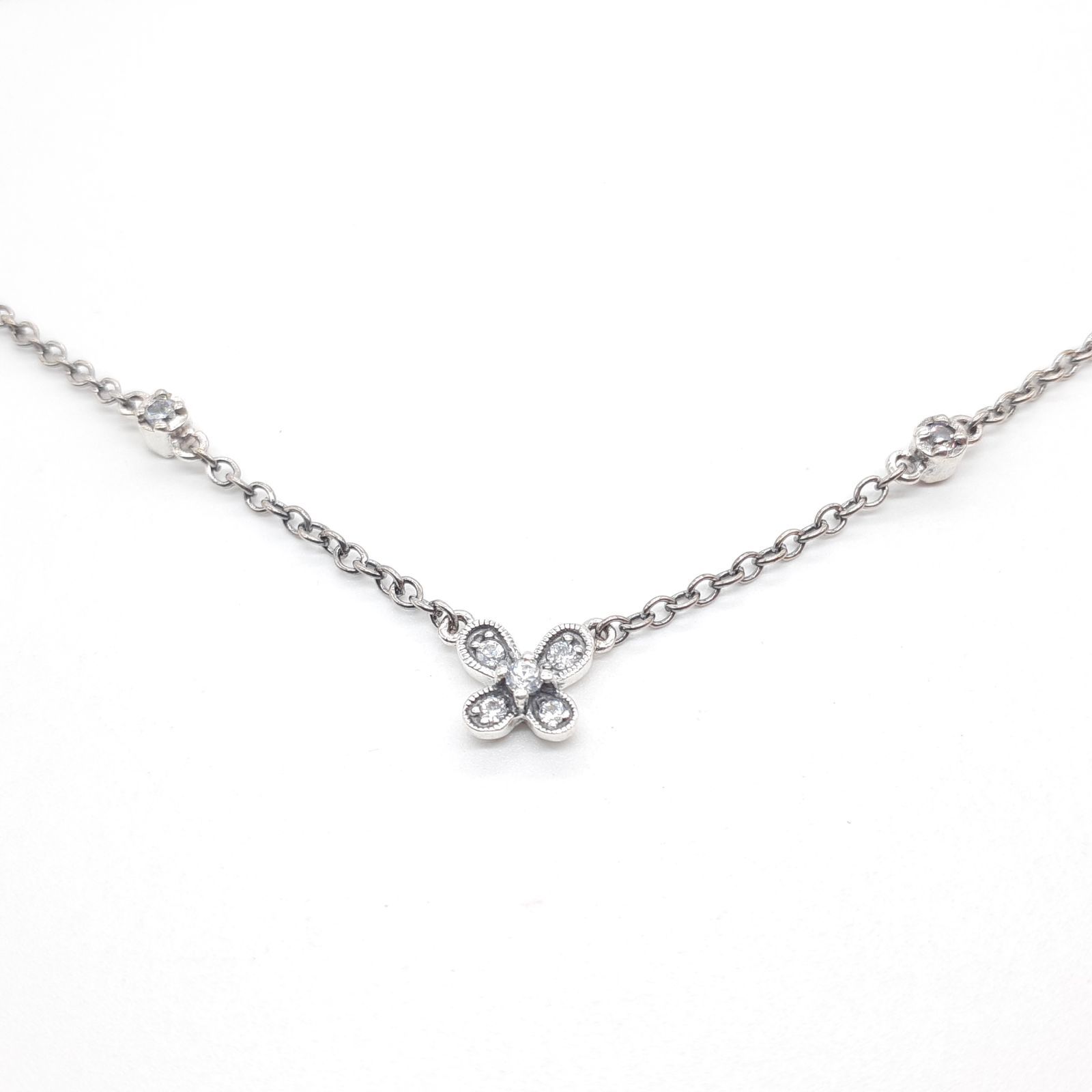 ANNA SUI アナスイ ネックレス SILVER 925 シルバー ジルコニア マーカ 