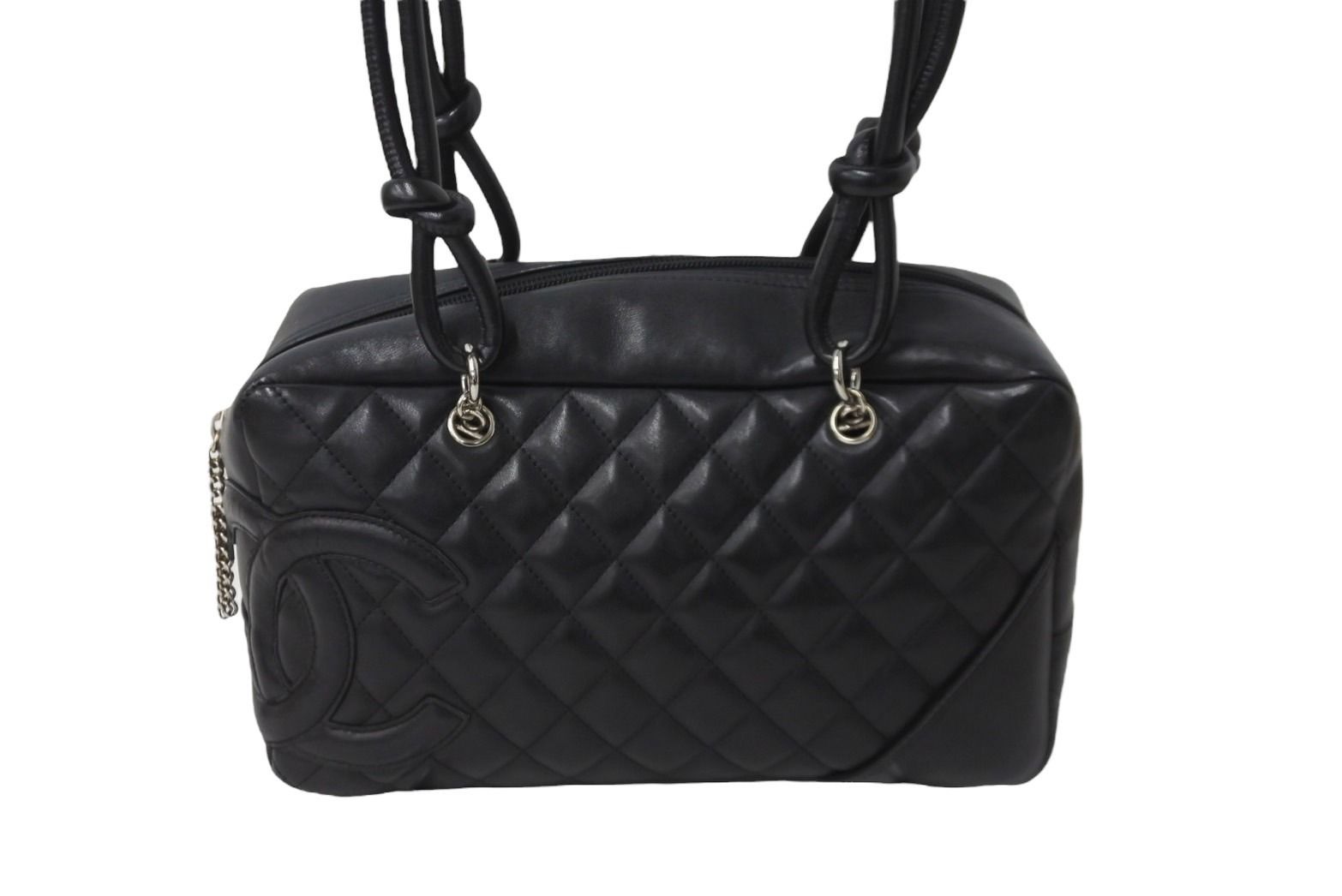 CHANEL シャネル カンボンライン ボーリング バッグ ショルダーバッグ 