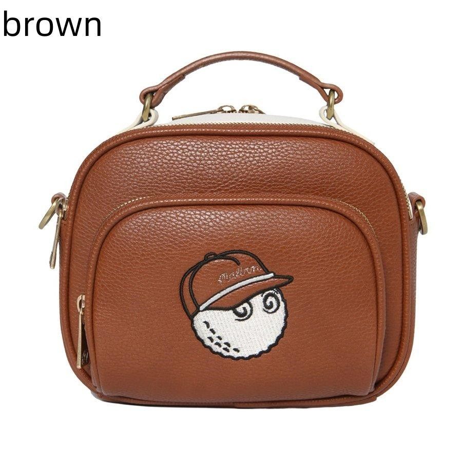 Malbon マルボン ゴルフ ボストンバッグ ショルダーバッグ ブラウン マルボンゴルフ Malbon ボストンバッグ ショルダーバッグ ブラウン