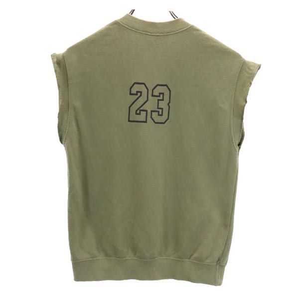 ダブルタップス 日本製 ノースリーブスウェット カーキグリーン WTAPS 