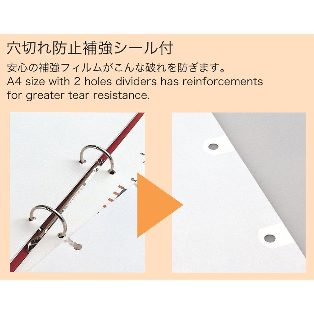 インデックスシート 12山 2穴 5組 A 4 1冊 インデックス LT 4212 F マルマン