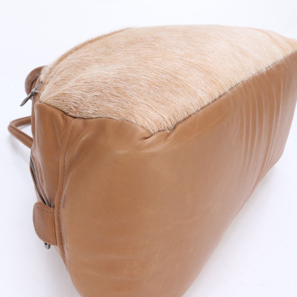 美品 Jas M.B. ジャスエムビー スモール トラベラー ハラコ