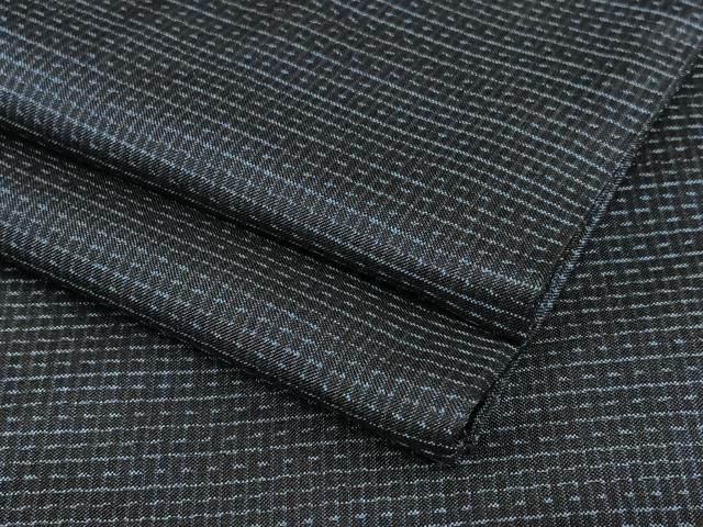 平和屋着物○男性 本場大島紬 アンサンブル 格子 正絹 逸品 AAAV7307zg