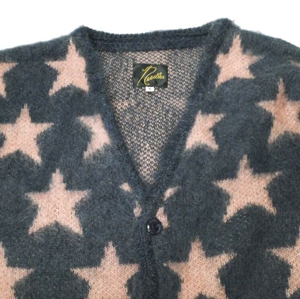 Needles ニードルス 20AW 日本製 Mohair Cardigan - Star モヘア