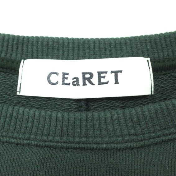 CEaRET シーレット 22AW 日本製 Remake Logo Sweat リメイクロゴ 