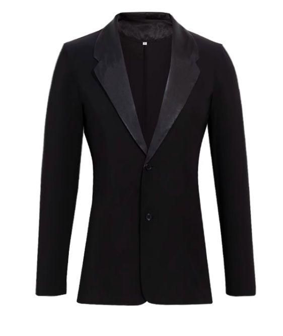 メンズジャケット 社交ダンス ラテン ブラック オーダーメイドS-XXL