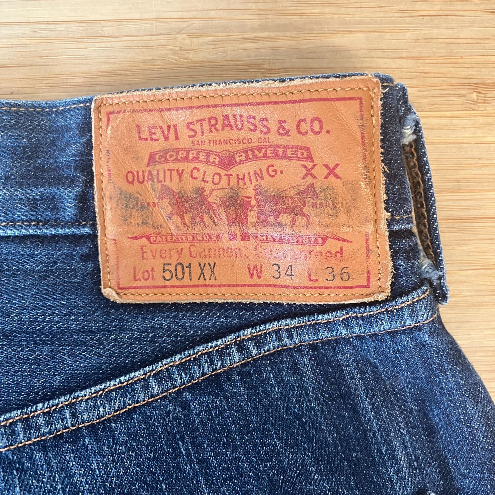 守*谷様 リーバイス501XX W34 L36 Levi's リーバイス 501xx 1922年モデル復刻 W34 L36 USA製